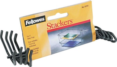 Fellowes® Stacker Set, Black, 5-1/2"