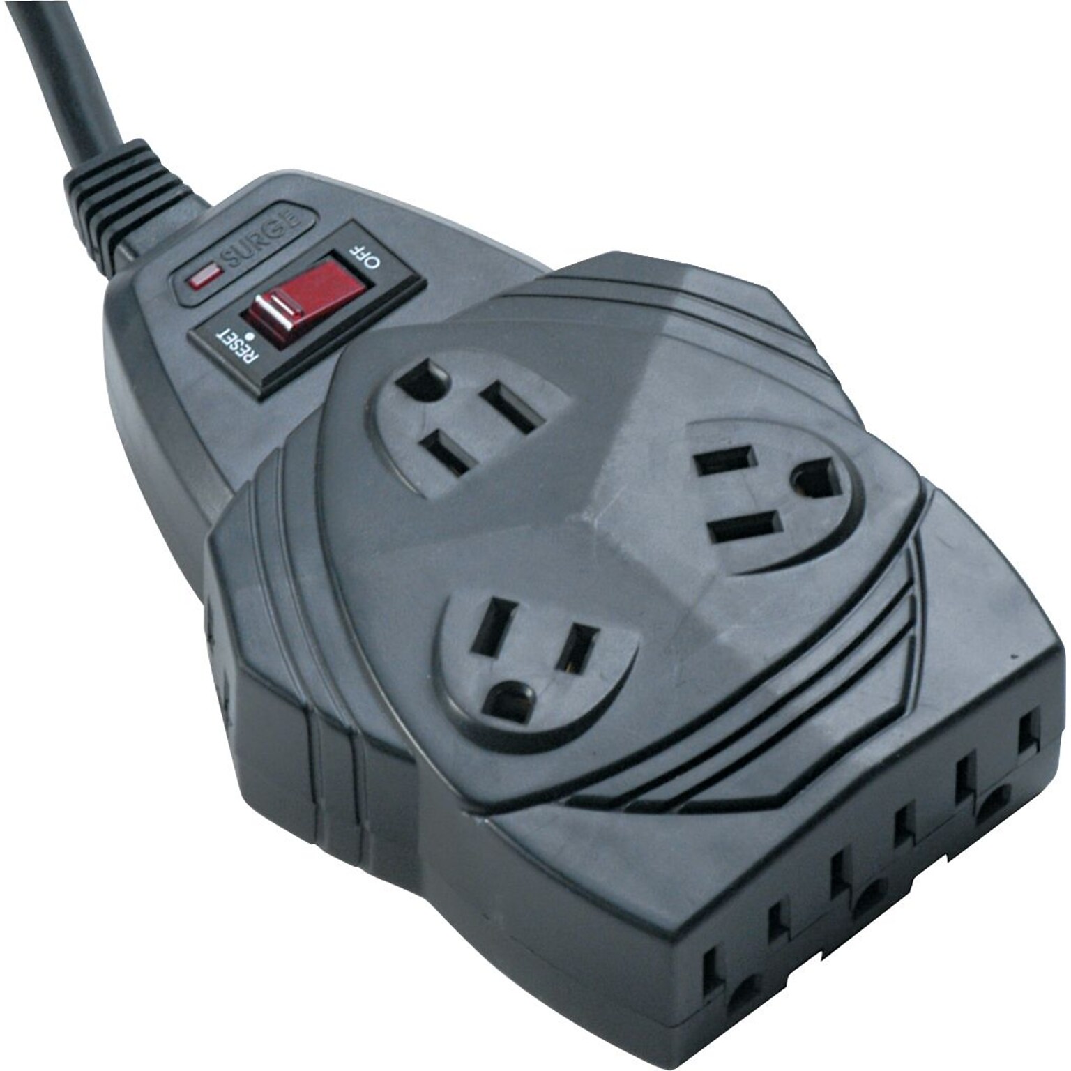 Fellowes Mighty 8 Outlet Surge Protector, 6 Cord, 1460 Joules (99091)
