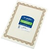 Geographics Optima Printable Certificate With Seals; 8 1/2x11, 25/Pack, Gold