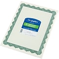 Geographics Certificates, 8.5 x 11, Green, 25/Pack (GEO39452)