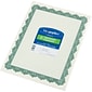 Geographics Certificates, 8.5" x 11", Green, 25/Pack (GEO39452)