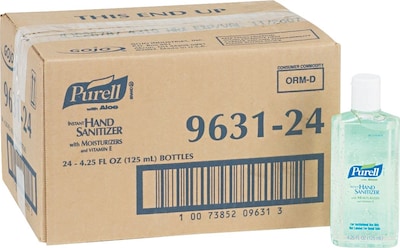 PURELL® Advanced Soothing 4 oz. Gel Hand Sanitizer, Fresh Scent, 24/Carton (9631-24CT)