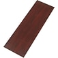 HON 10500 Series Back Enclosure for 60" Wide Stack-On Storage Unit, Mahogany, 18 5/8"H x 60"W x 2"D