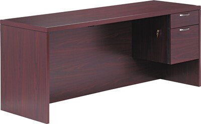 HON® 11500 Series Valido™ Office Collection in Mahogany, Single Right Pedestal Credenza