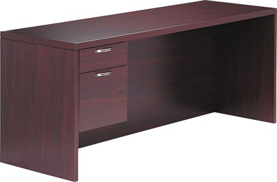 HON® 11500 Series Valido™ Office Collection in Mahogany, Single Left Pedestal Credenza