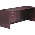 HON® 11500 Series Valido™ Office Collection in Mahogany, Single Left Pedestal Credenza