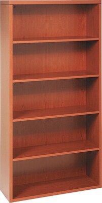 HON® 11500 Series Valido™ Office Collection in Bourbon Cherry, 5-Shelf Bookcase
