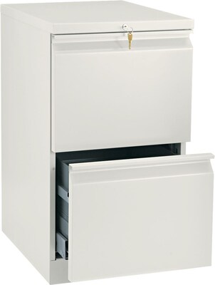 HON® Brigade® Mobile Pedestal, File/File, Putty, 19-7/8D