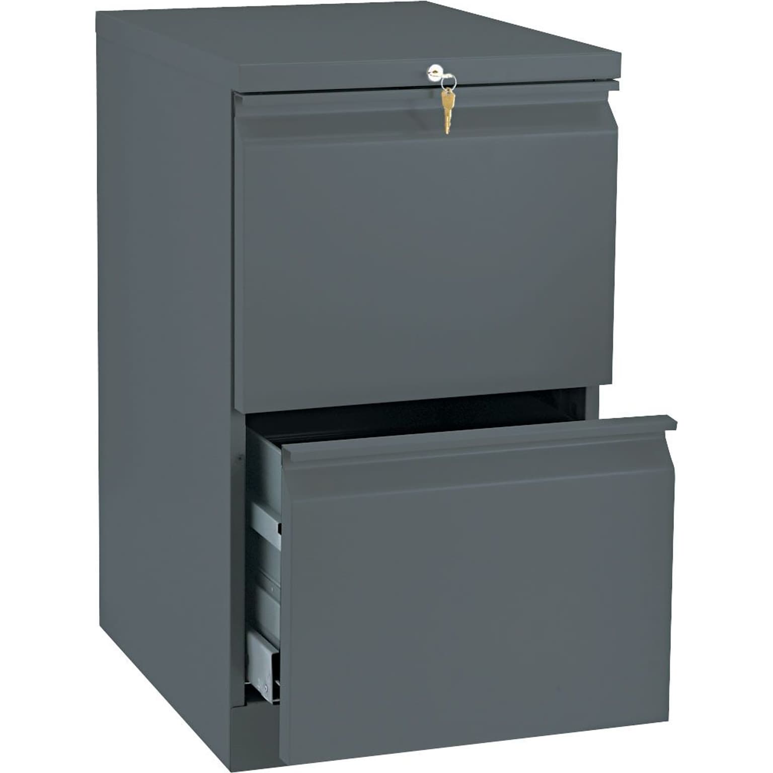 HON® Brigade® Efficiencies™ Mobile Pedestal, File/File, Charcoal, 19-7/8D
