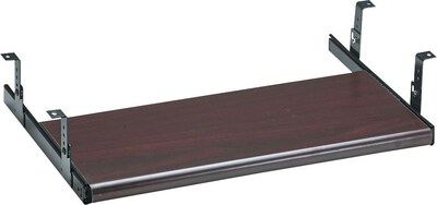 HON® 94000 Series Slide-Away Keyboard Platform, Mahogany