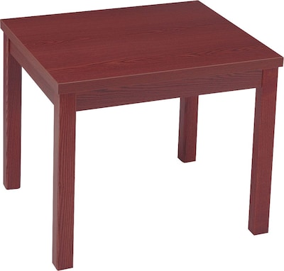 HON® Reception Room Furniture in Mahogany Finish, End Table