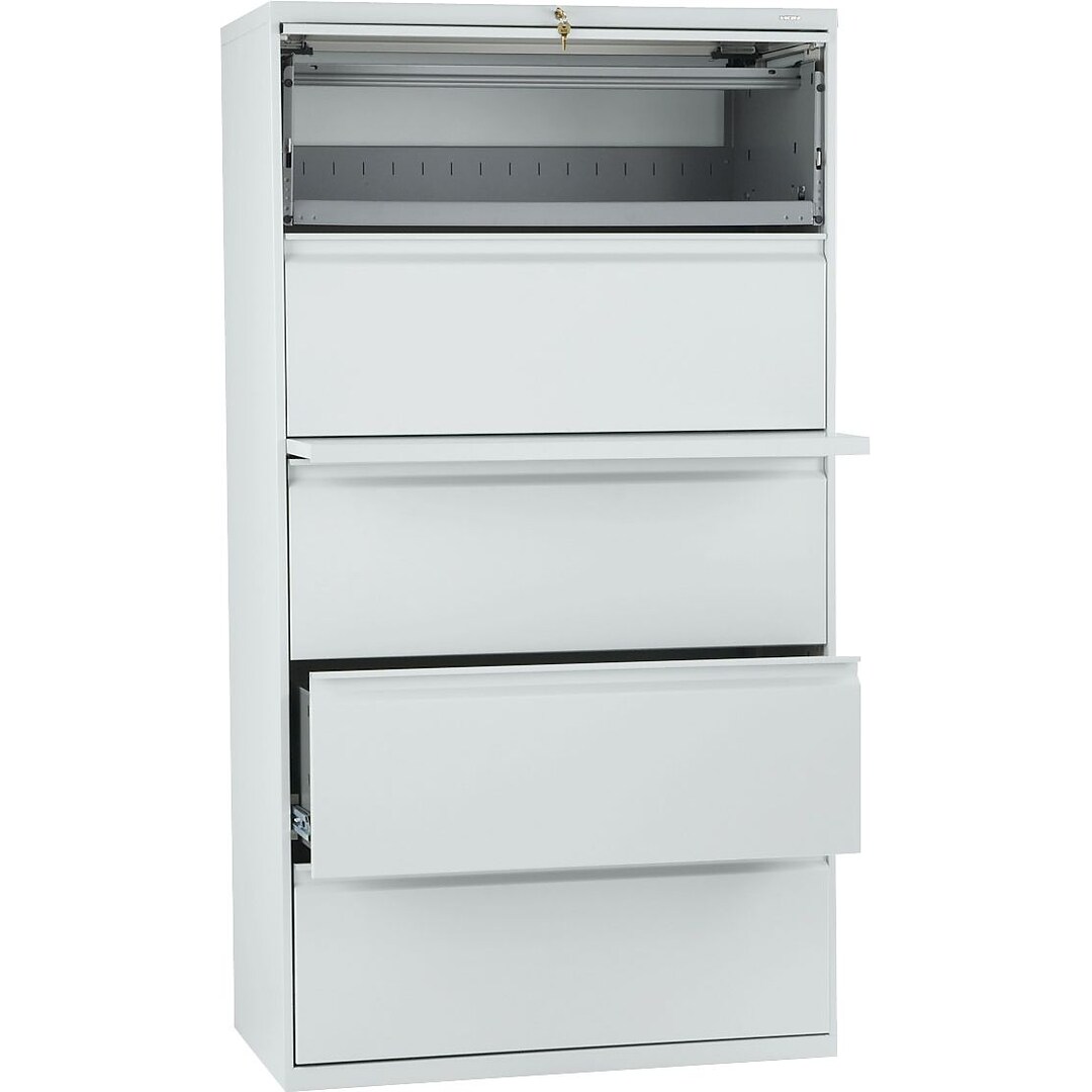 5 Drawer Lateral File W Posting Shelves Quill Com