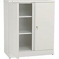 basyx™ by HON® Easy-to-Assemble 42 High, 3- Shelf Storage Cabinet, Putty