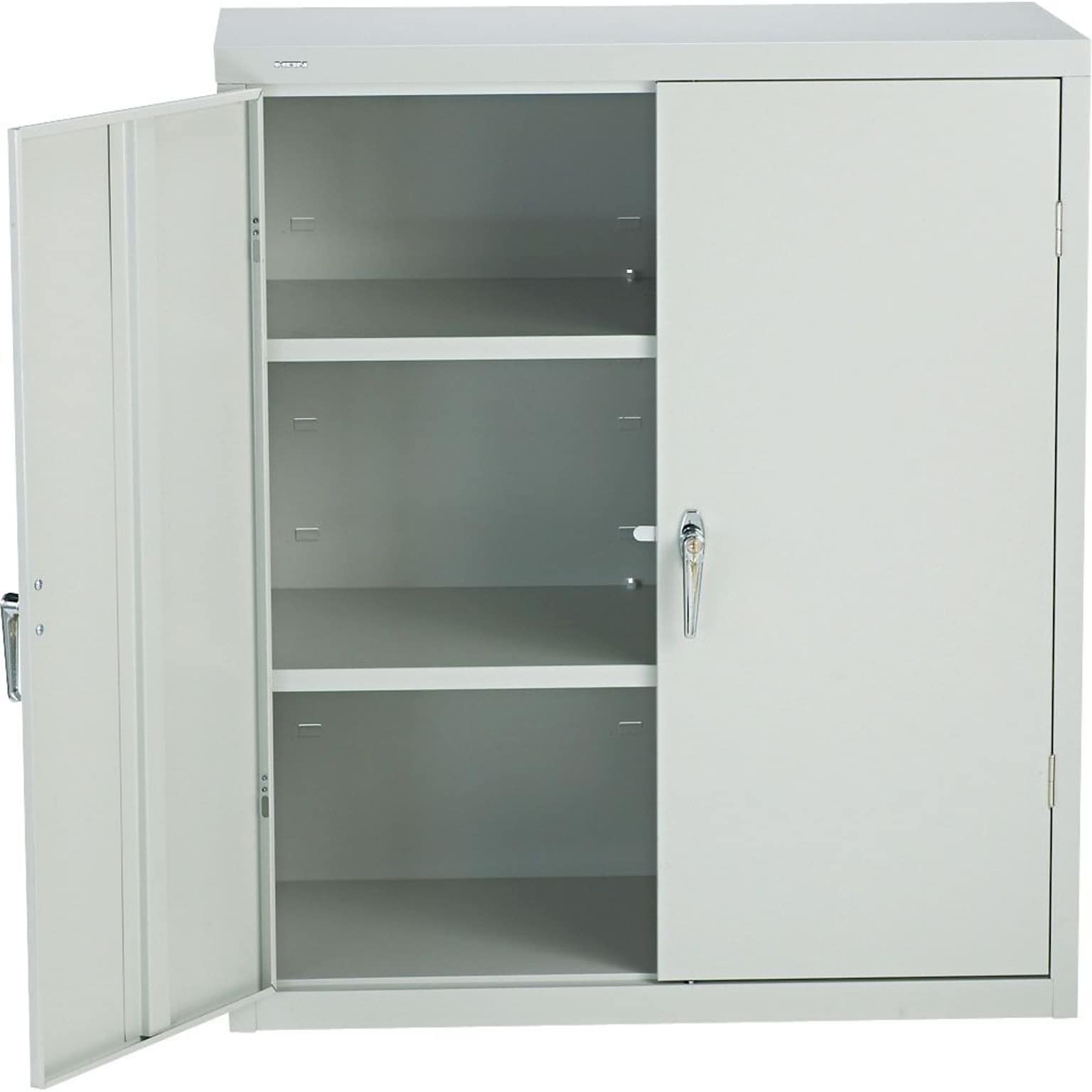 HON® Brigade® Steel Storage Cabinet, Assembled, 42Hx36Wx18D, Light Gray