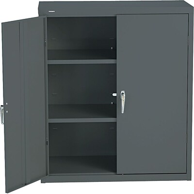 HON® Brigade® Steel Storage Cabinet, Assembled, 42Hx36Wx18D, Charcoal