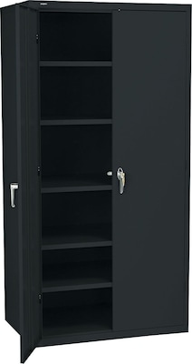 Iceberg OfficeWorks 72 in. Storage Cabinet Black