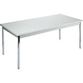 HON® Utility Table, Grey/Grey, 36x72