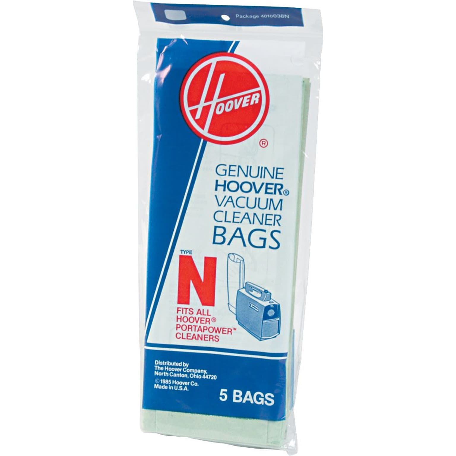 Hoover® Commercial PortaPower™ Disposable Vacuum Bags, 5/Pack