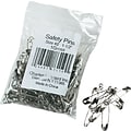 Nickel-Plated Steel Safety Pins, 1-1/2, 144 Pins/Pack
