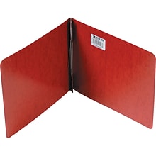 Acco Presstex® Top Binding Report Cover with Fasteners, 4 1/4 c. to c.: 8-1/2 x 11, Red