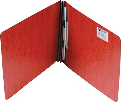 ACCO Pressboard Report Cover with Spring-Style Fastener, Earth Red, 8 1/2 x 11