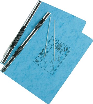 ACCO Presstex 6 Ringless Non-View Binders, Light Blue (54042)