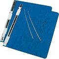 ACCO PRESSTEX® Covers with Storage Hooks Data Binder, Dark Blue, 12 x 8 1/2, 6 (Ring Diameter)