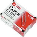 ACCO Economy Paper Clips, Silver Finish, #3 Size, Mini, 100/Bx, 10 Boxes/Pack