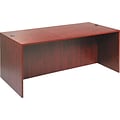 Alera™ Valencia Series Executive Suites in Medium Cherry, Straight Front Desk Shell, 72W