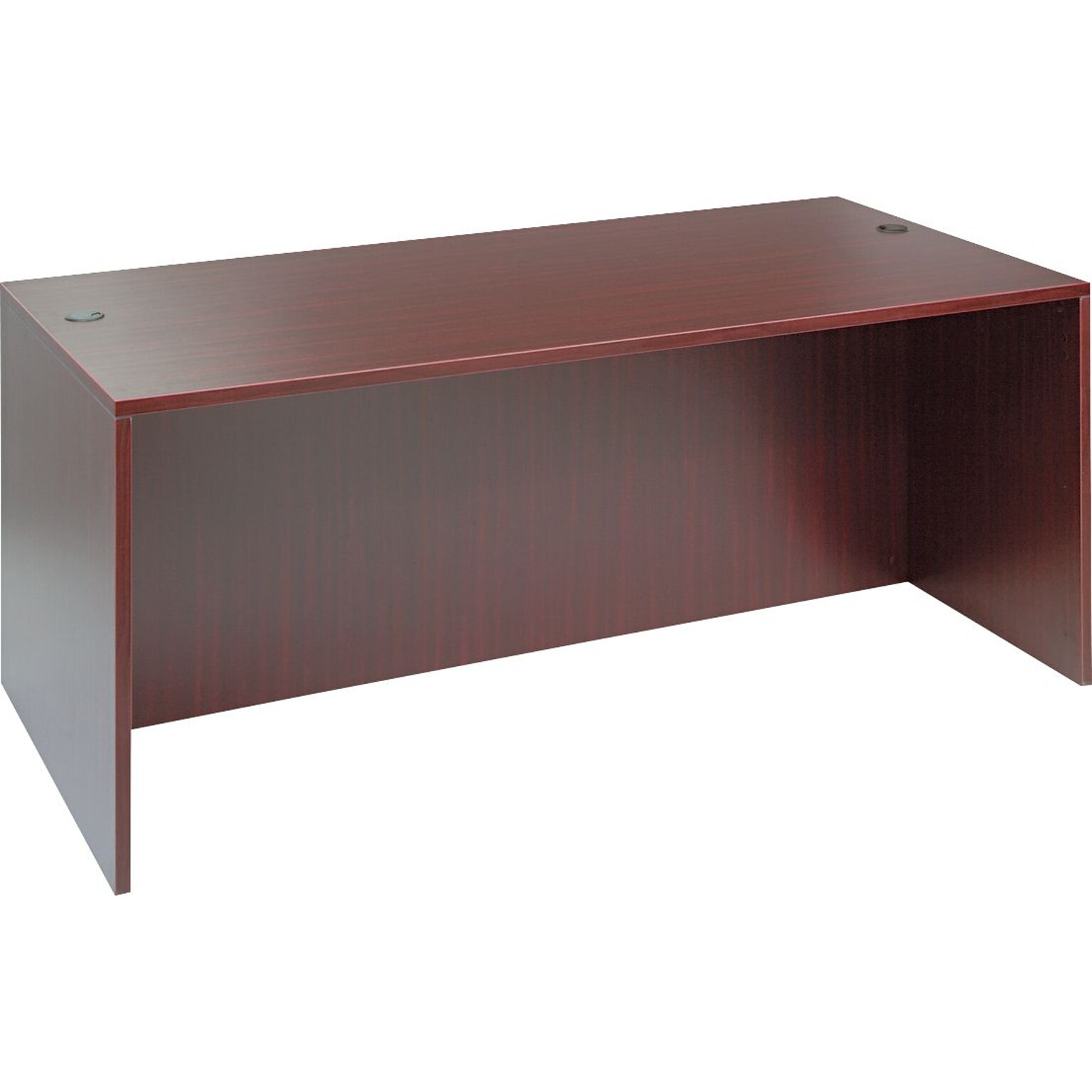 Alera™ Valencia Series Executive Suites in Mahogany, Straight Front Desk Shells, 72W