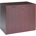 Alera® Valencia Series Executive Suites 1-Drawer Lateral File Cabinet, Mahogany, Legal (VA613622MY)
