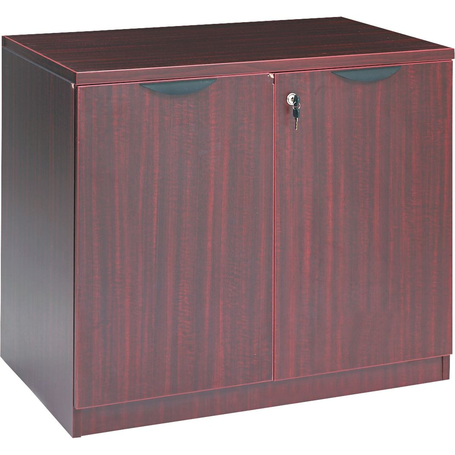 Alera® Valencia Series Executive Suites 1-Drawer Lateral File Cabinet, Mahogany, Legal (VA613622MY)