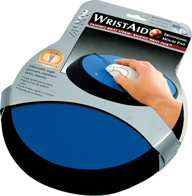 Allsop Mouse Pad/Wrist Rest Combo, Blue (26226)