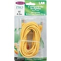 Belkin® 14 RJ45 Cat-5E Patch Cables, Snagless,  Yellow