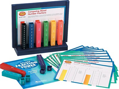 Fraction Tower® Activity Set; 51 Cubes/12 Double-Sided Activity Cards per Set