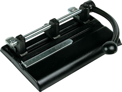 Mead-Hatcher Master 1340PB Adjustable Heavy-Duty 2 to 7-Hole Punch With Power Lever Handle, 40 Sheet