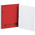 Mead 1-Subject Notebooks, 8.5 x 11, College Ruled, 100 Sheets, Multicolor (MEA06546)