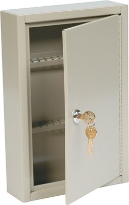 MMF Industries® Locking Steel Key Cabinet, 40-Key Capacity