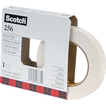 Scotch® White Paper Tape, 3/4 x 60 yds. (256)