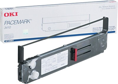 OKI Black Dot-Matrix Printer Ribbon (52105801)
