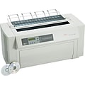 OKI Pacemark 4410 Parallel Monochrome Dot Matrix Printer, White (61800901)