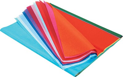 Pacon Spectra Art Tissue Paper, 20 Assorted Colors, 20 x 30, 20 Sheets/Pk