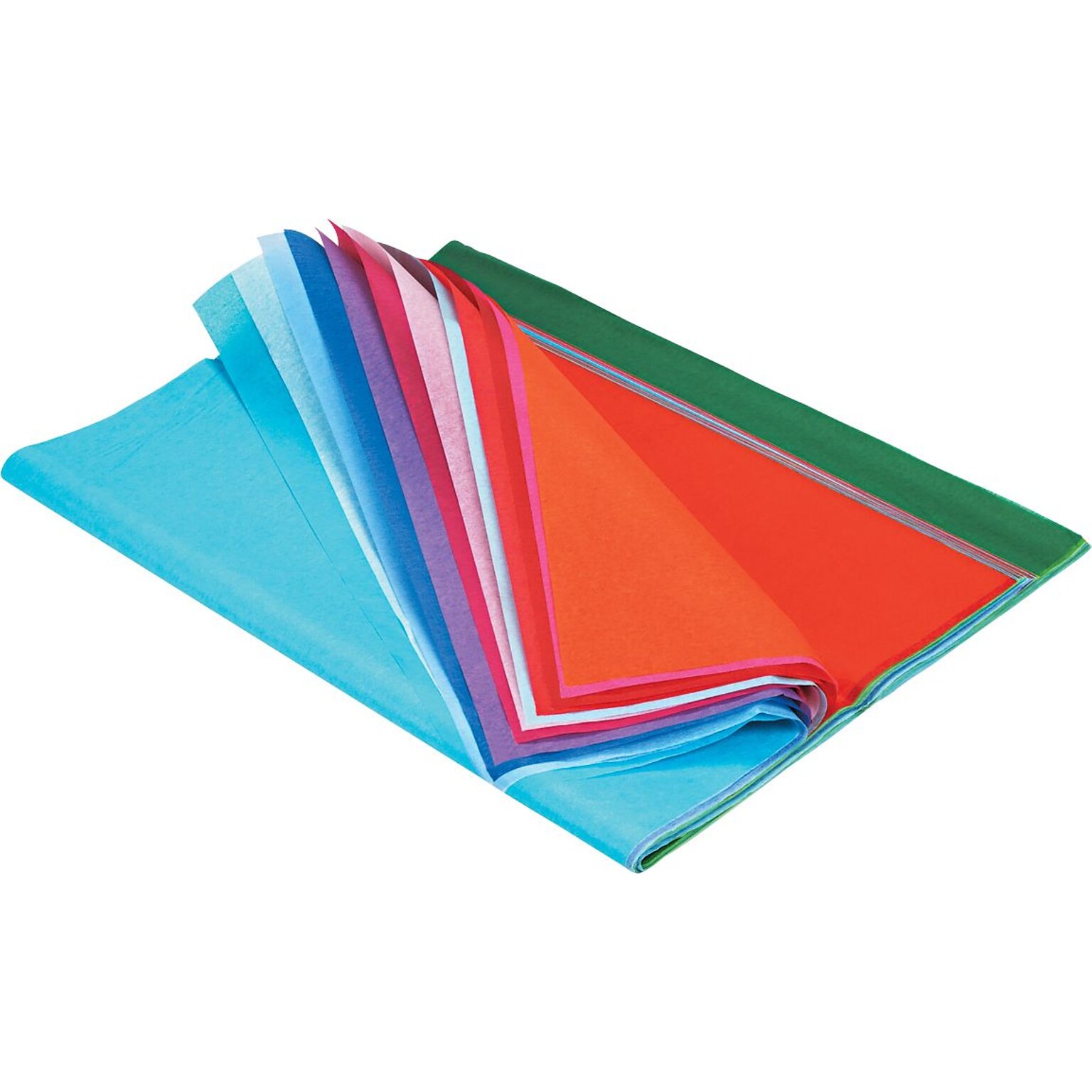 Spectra® Deluxe Bleeding Art Tissue™, 20x30", Assorted Colors, 100