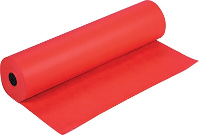 Pacon Spectra Art Kraft Dual-Finish Paper, 50 lbs., Flame, 36 x 1,000