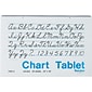 Pacon Two-Hole Punched Chart Tablet with Cursive Cover, 24" x 16", Unruled, 25 Sheets/Pk