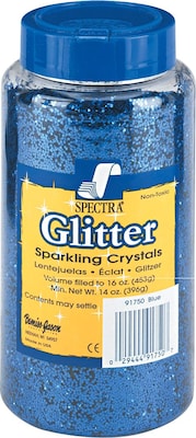 Pacon Spectra Glitter, Blue 1 lb