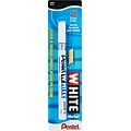 Pentel Permanent Marker, Fine Tip, White (100WS)