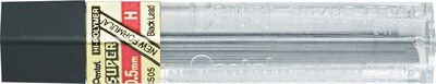 Pentel Super Hi-Polymer Lead Refill, 0.5mm, 12/Leads (C505-H)