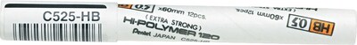 Pentel Premium Hi-Polymer Lead Refill, 0.5mm, 12/Leads (C525-HB)