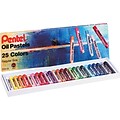 Oil Pastel Set with Carrying Case, Assorted Colors, 25 Pastels per Set
